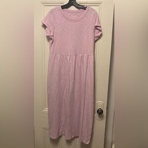 Lilac Shortsleeved Cotton Dress